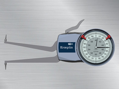 德國Kroeplin帶表內徑卡規H240