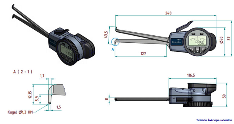 德國進(jìn)口內(nèi)卡規(guī)G313尺寸圖 