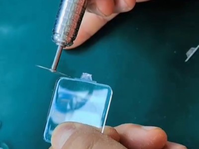 亞克力水口切割，打磨機加工切口平整