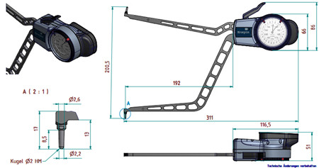德國kroeplin卡規(guī)H4150尺寸圖