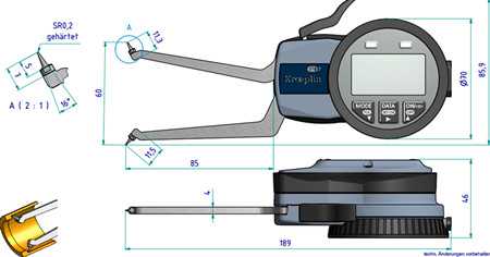 德國kroeplin內卡規G2G40尺寸圖 