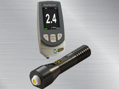 美國PosiTector PC非接觸式粉末測厚儀