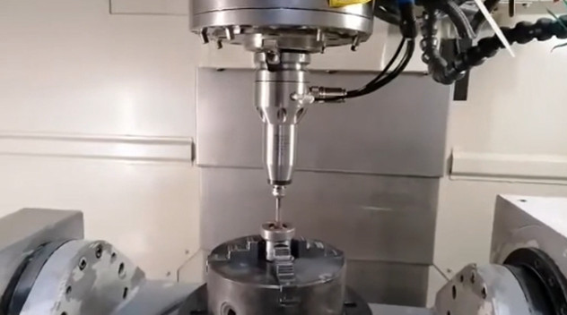 燒結氧化鋁磨削表面，加工中心加裝50000轉增速器