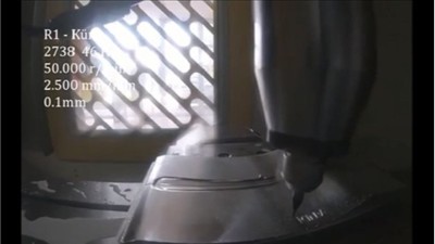 熱處理模具鋼銑削，50000轉加工中心增速器高精度加工