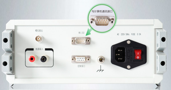 TD8900磁通計背面圖 