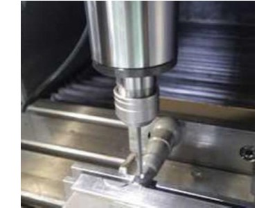 SCM435鋼鉆孔加工，NAKANISHI高速電主軸BMS-4020大扭矩鉆孔案例