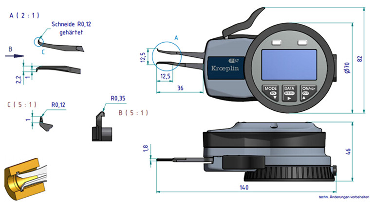 德國(guó)kroeplin內(nèi)卡規(guī)102尺寸圖 