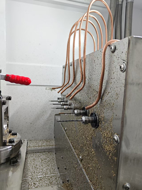 一拖四主軸鉆孔加工