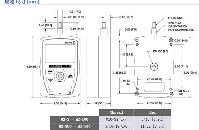 美國(guó)MAKE-10經(jīng)濟(jì)型測(cè)力計(jì)Series2