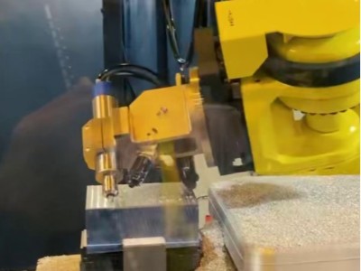 大扭矩電主軸鋁件倒角快一倍，光滑無毛刺