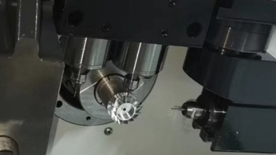 高速電吹風(fēng)葉輪葉片銑削，大扭矩高速電主軸提高效率