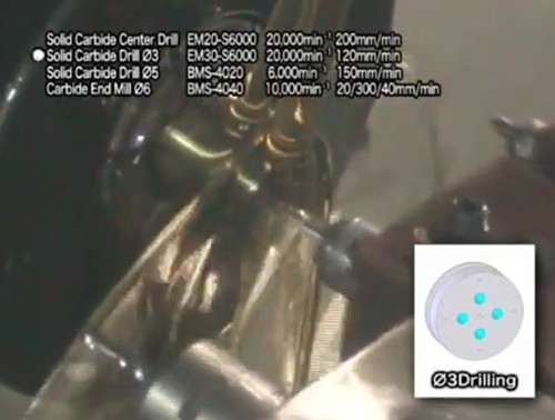 EM30-S6000主軸鉆孔加工 