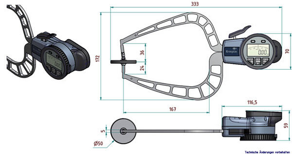 德國kroeplin卡規C450T尺寸圖 