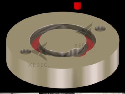 燕尾槽底部研磨，銳必克研磨刷高速加工