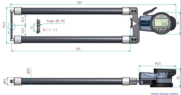 德國(guó)KROEPLIN卡規(guī)C8100尺寸圖 