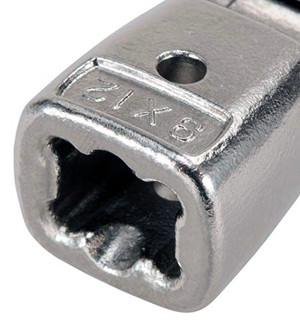 交換頭根部放大 