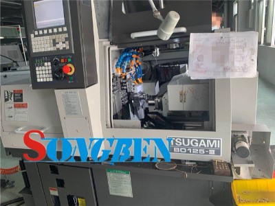 津上走芯機(jī)加裝NAKANISHI高頻銑銑削案例